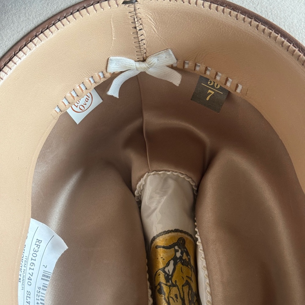 Resistol 30x Beaver Western Vintage Cowboy Felt
Hat 7 56 Long Oval Rare Tan - Picture 7 of 7